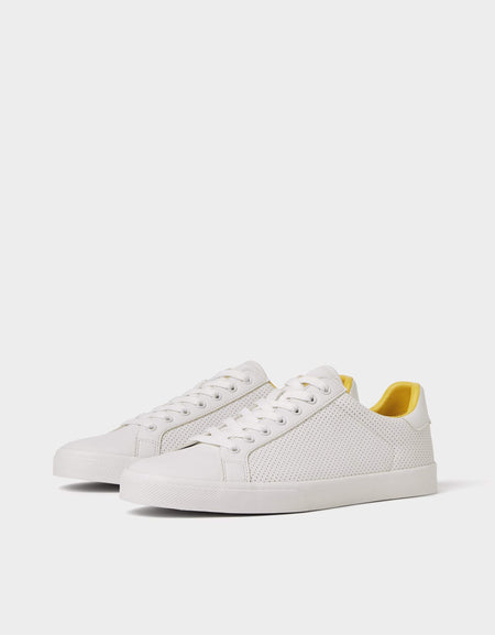 Micro-perforated plimsolls